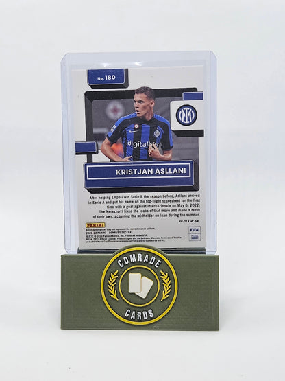 Kristjan Asllani (Inter Milan) Parallel Donruss Soccer 2022-2023