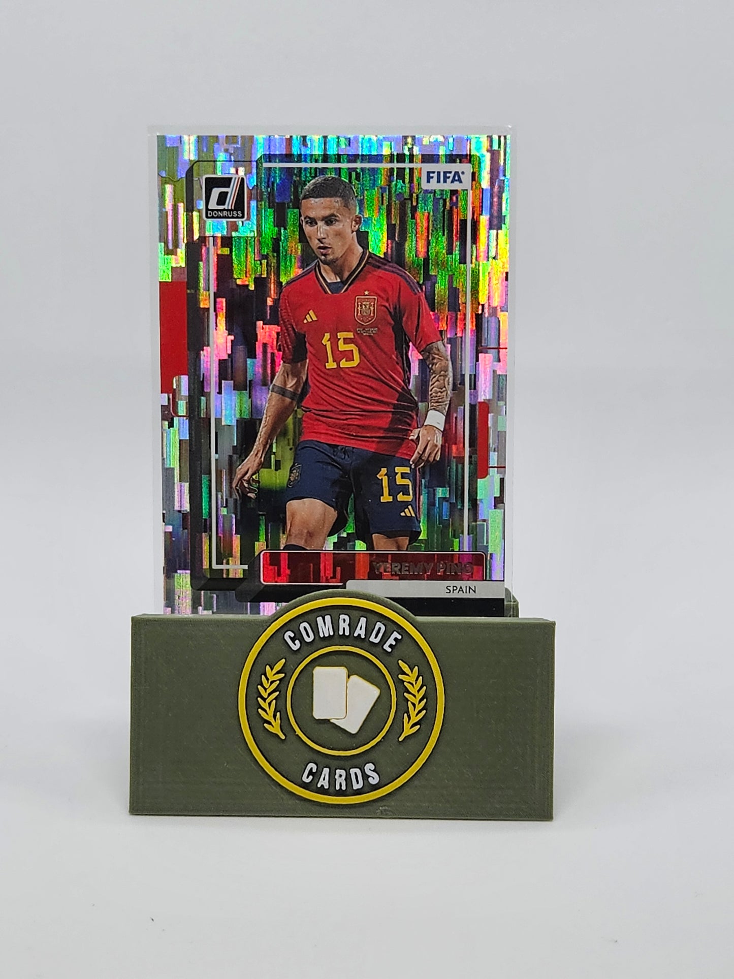 Yeremy Pino (Spain) Silver Parallel Donruss Soccer 2022-2023