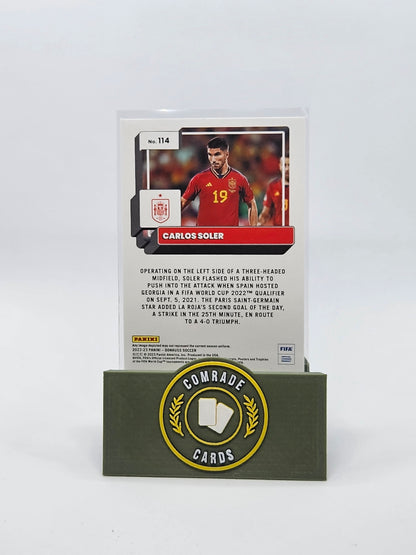 Carlos Soler (Spain) Parallel Donruss Soccer 2022-2023