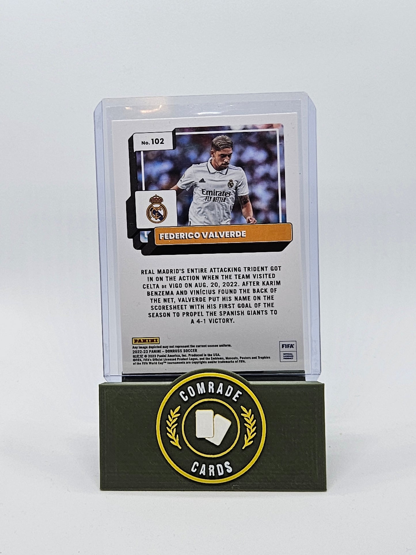 Frederico Valverde (Real Madrid) - Parallel Donruss Soccer 2022-2023