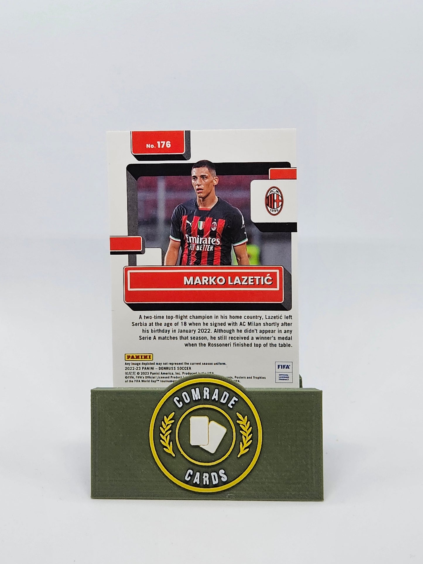 Marco Lazetic (AC Milan) - Parallel Donruss Soccer 2022-2023