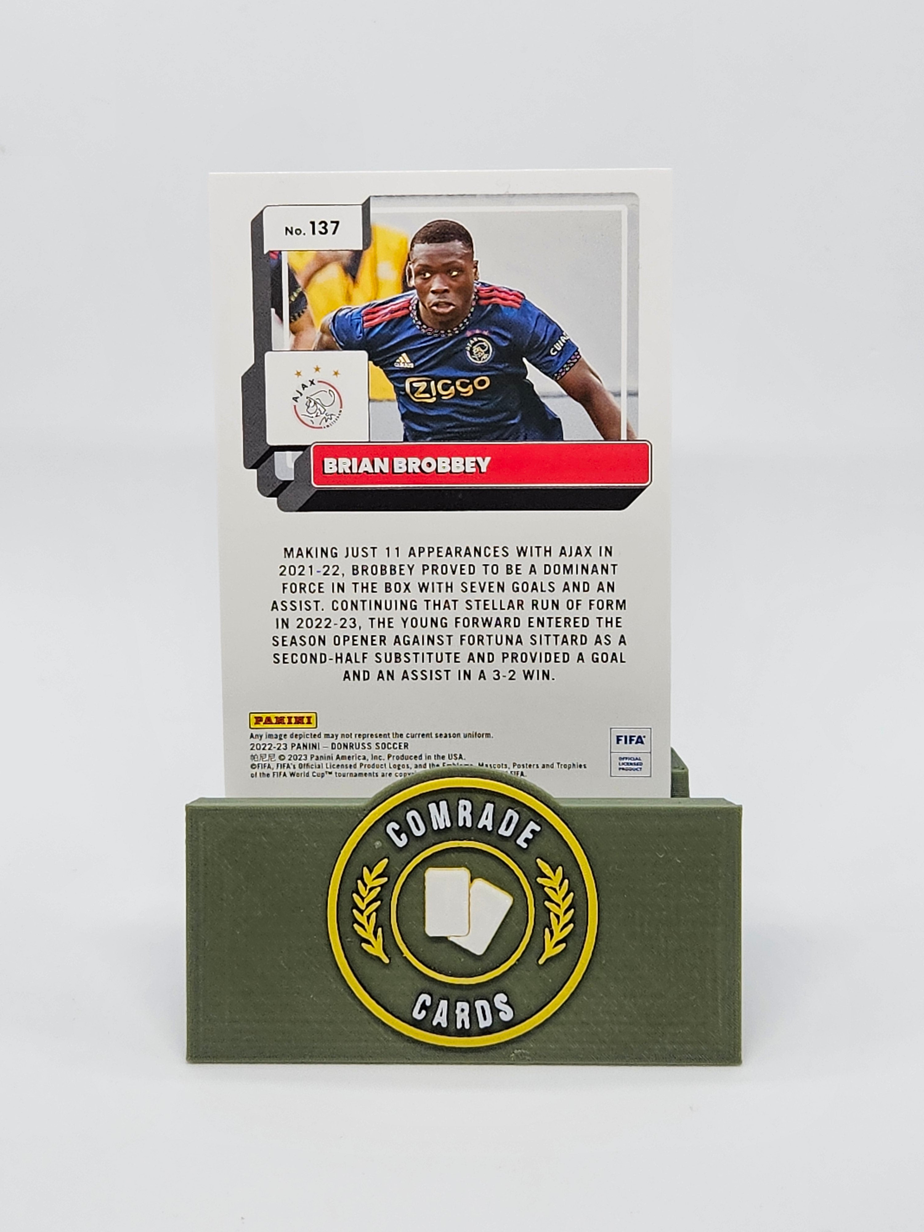 Brian Brobbey (Ajax) Siver Parallel Donruss Soccer 2022-2023