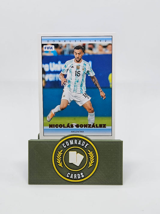 Nicolas Gonzalez (Argentina) Insert Donruss Soccer 2022-2023