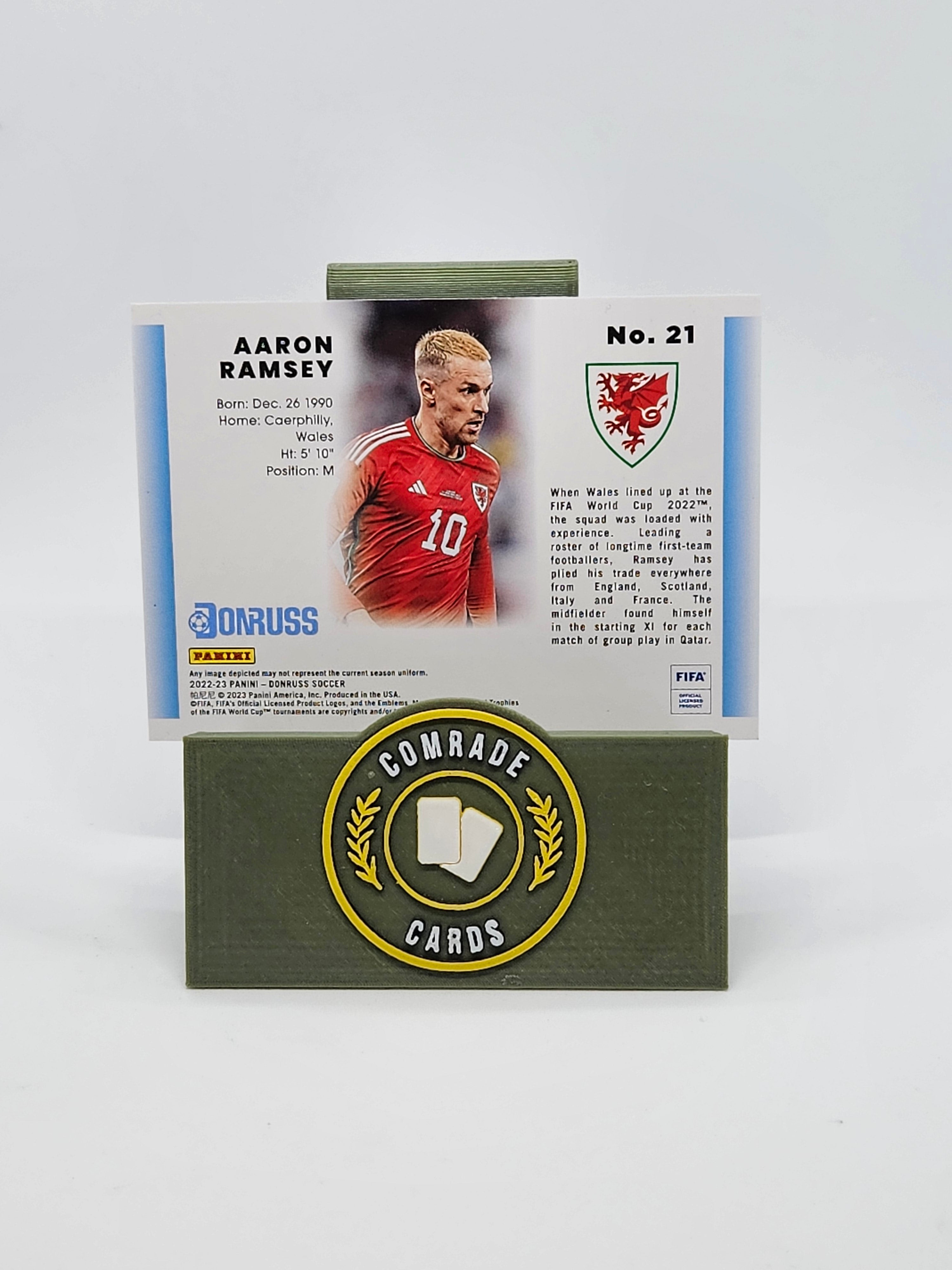 Aaron Ramsey (Wales) Insert Donruss Soccer 2022-2023
