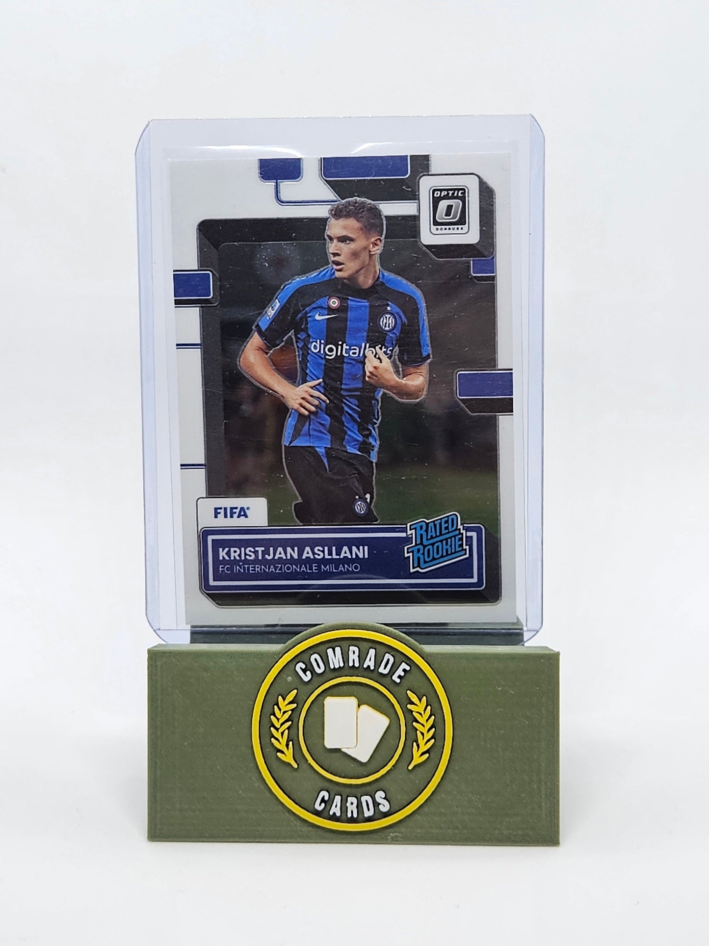 Kristjan Asllani (Inter Milan) Parallel Donruss Soccer 2022-2023