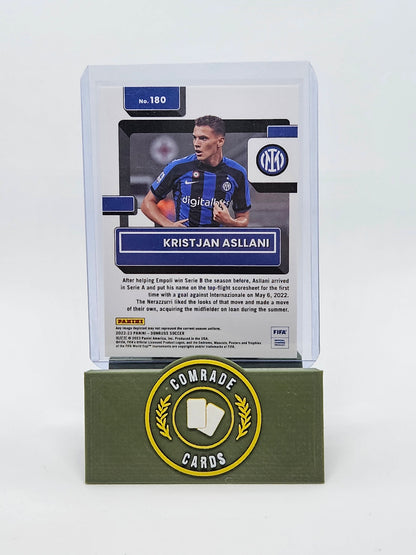 Kristjan Asllani (Inter Milan) Parallel Donruss Soccer 2022-2023