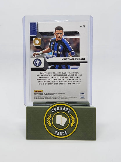 Kristjan Asllani (Inter Milan) Insert Donruss Soccer 2022-2023