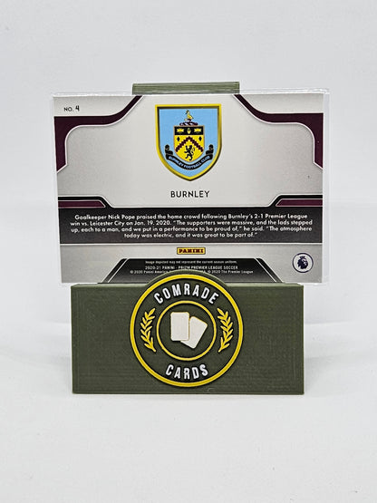 Burnley Team (Burnley) Insert Prizm Premier League 2020-2021