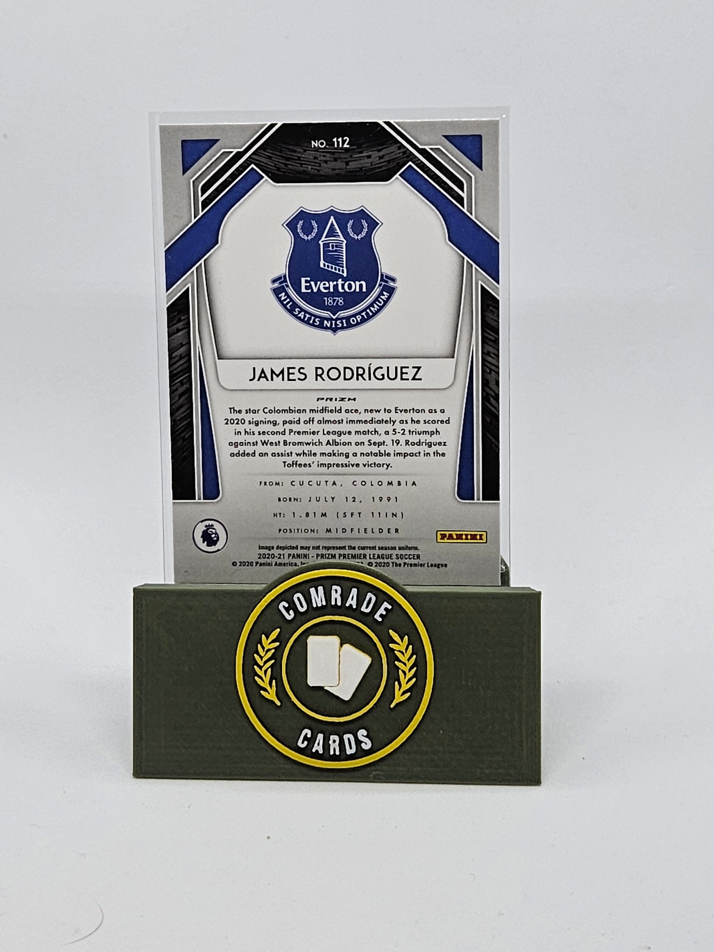 James Rodriguez (Everton) Parallel Prizm Premier League 2020-2021