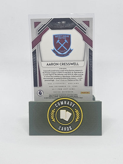 Aaron Cresswell (West Ham) Parallel Prizm Premier League 2020-2021