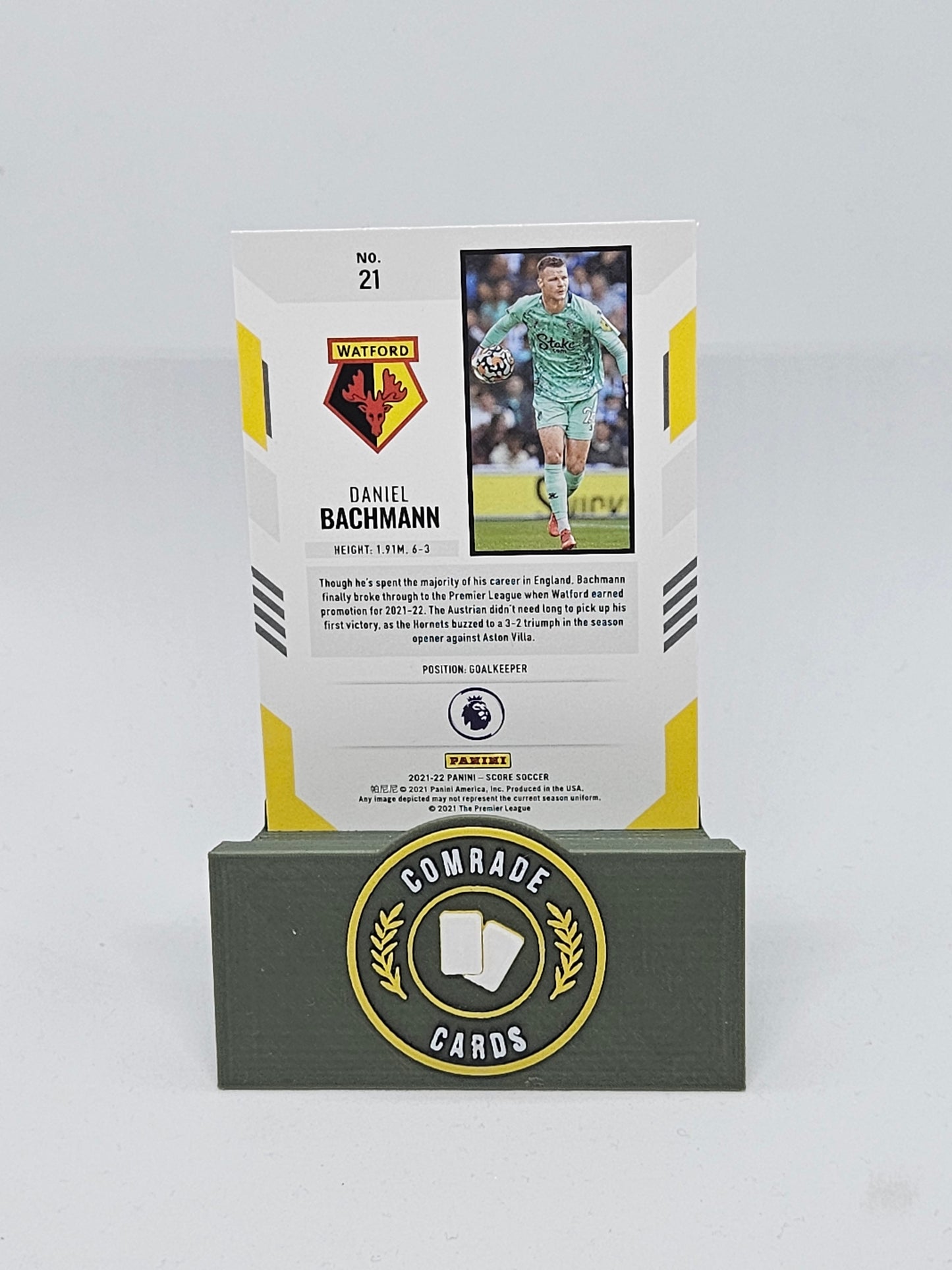 Daniel Bachmann (Watford) Parallel Score Premier League 2021-2022