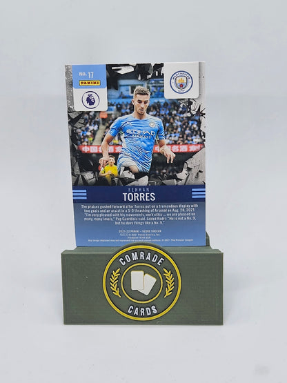 Ferran Torres (Man City) Insert Score Premier League 2021-2022