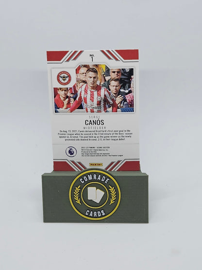 Sergi Canos (Brentford) Insert Score Premier League 2021-2022