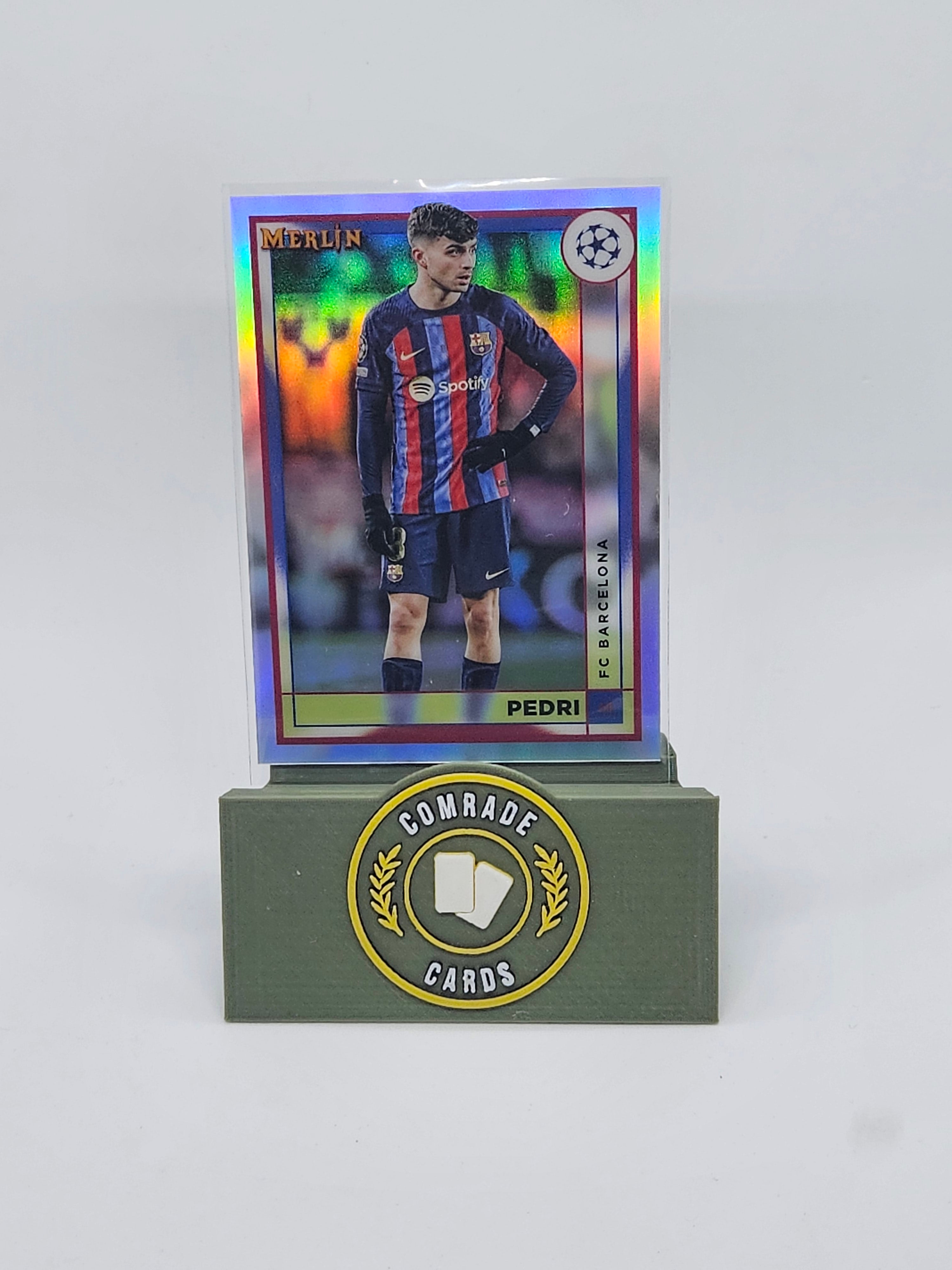 Pedri (Barcelona) Parallel Topps Merlin Chrome UCC 2022-2023