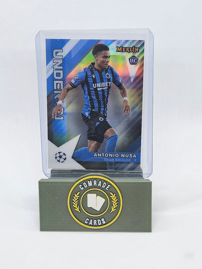 Antonio Nusa (Club Brugge) Insert Topps Merlin Chrome UCC 2022-2023