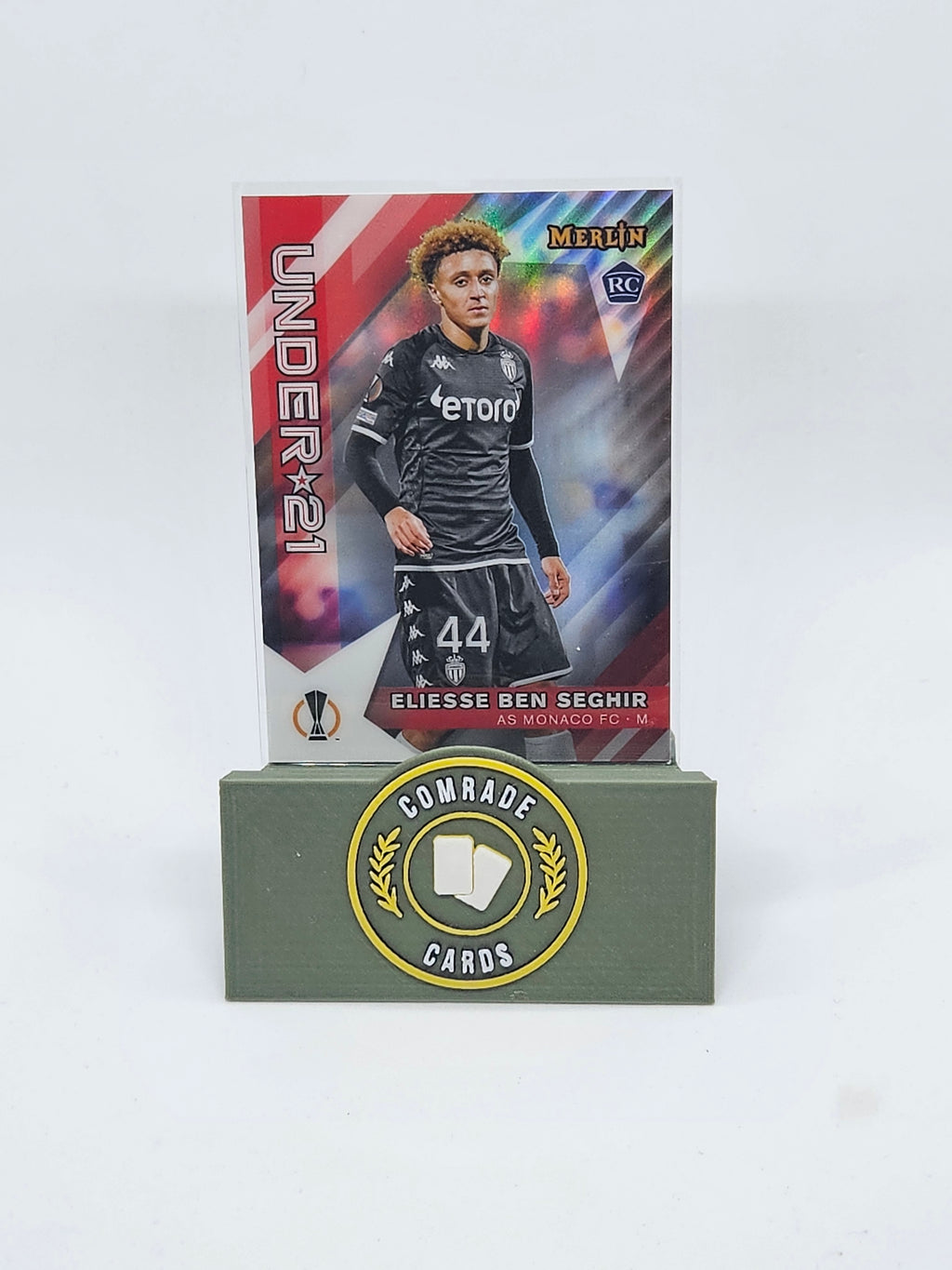 Eliesse Ben Seghir (Monaco) Insert Topps Merlin Chrome UCC 2022-2023