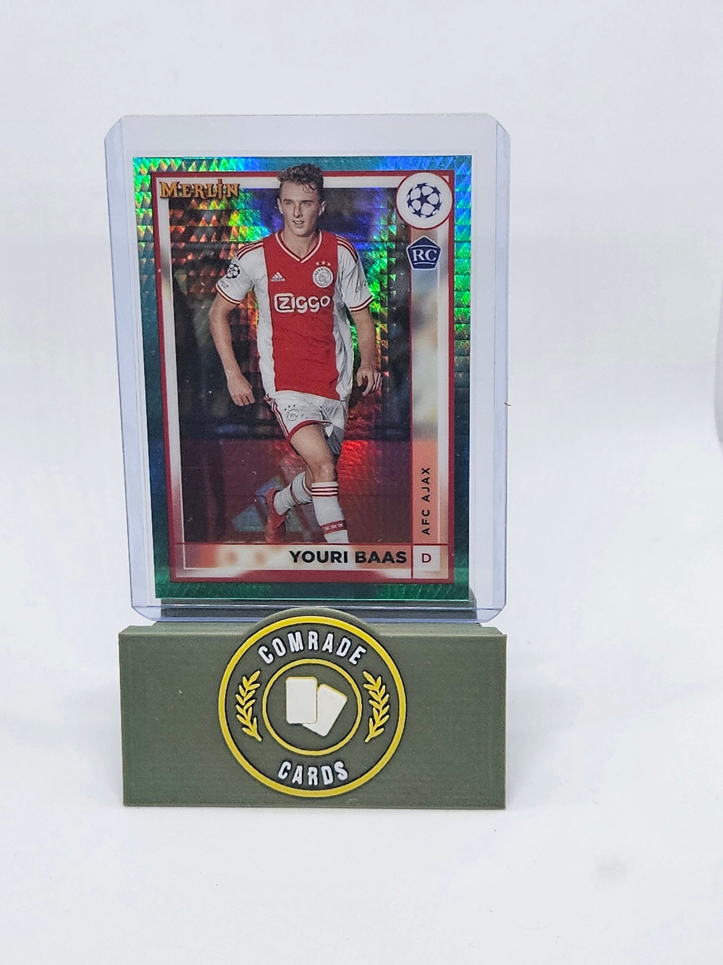 Youri Baas (Ajax) Parallel Topps Merlin Chrome UCC 2022-2023