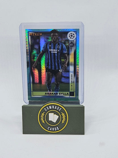 Abakar Sylla (Club Brugge) Parallel Topps Merlin Chrome UCC 2022-2023