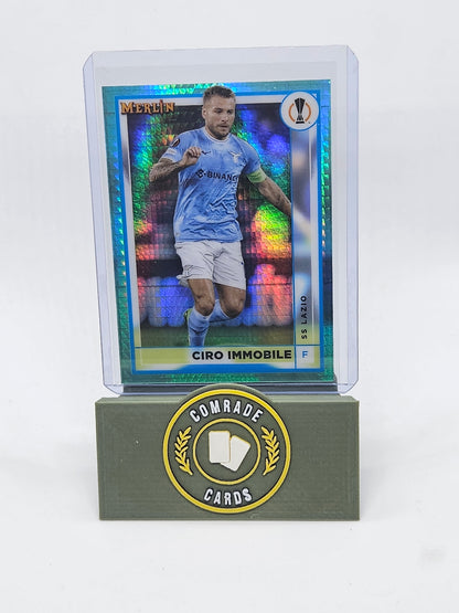 Ciro Immobile (Lazio) Aqua Parallel Merlin Chrome UCC 2022-2023