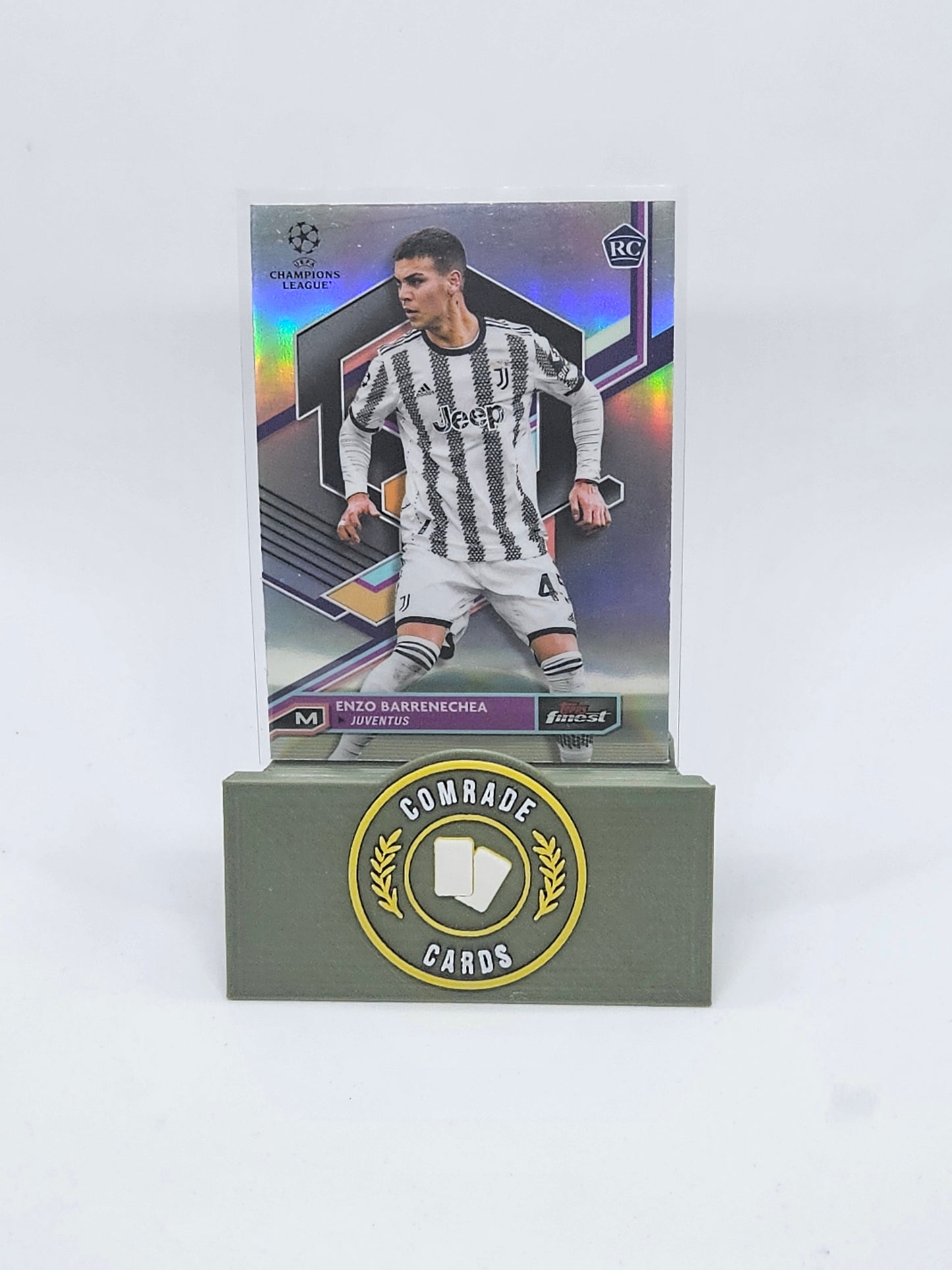 Enzo Barrenechea (Juventus) Parallel Topps Finest UCC 2022-2023