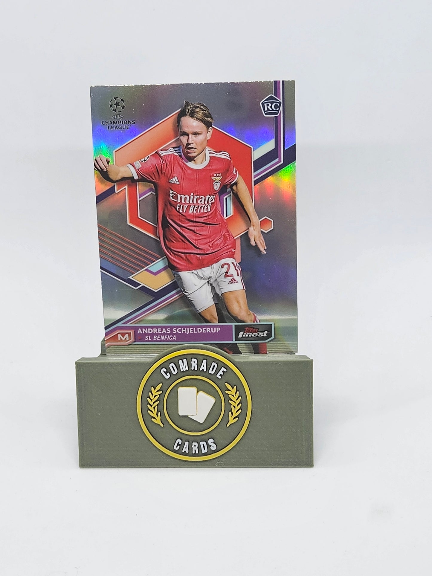 Andreas Schjelderup (Benfica) Parallel Topps Finest UCC 2022-2023