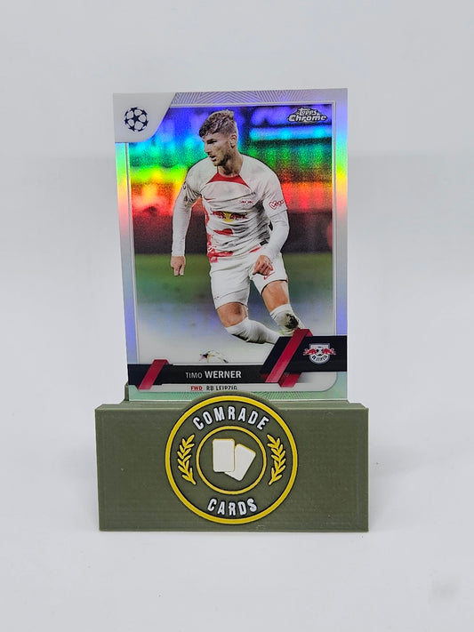 Timo Werner (Leipzig) Parallel Topps Chrome UCC 2022-2023