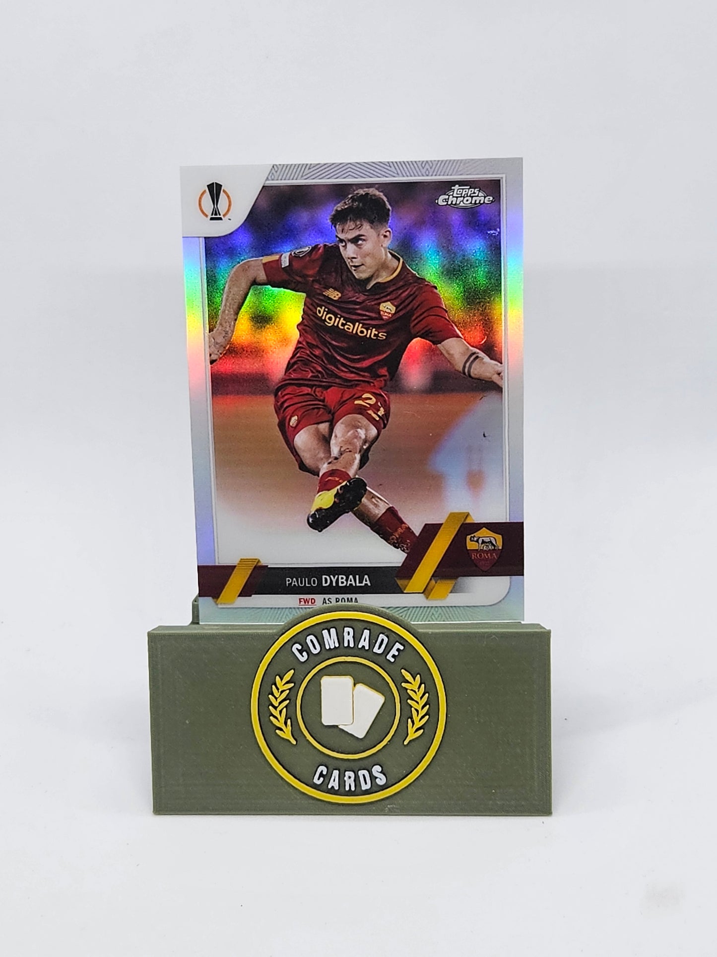 Paulo Dybala (Roma) Parallel Topps Chrome UCC 2022-2023