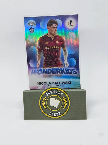 Nicola Zalewski (Roma) Insert Topps Chrome UCC 2022-2023