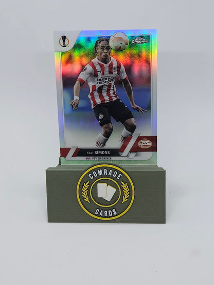 Xavi Simons (PSV) Parallel Topps Chrome UCC 2022-2023