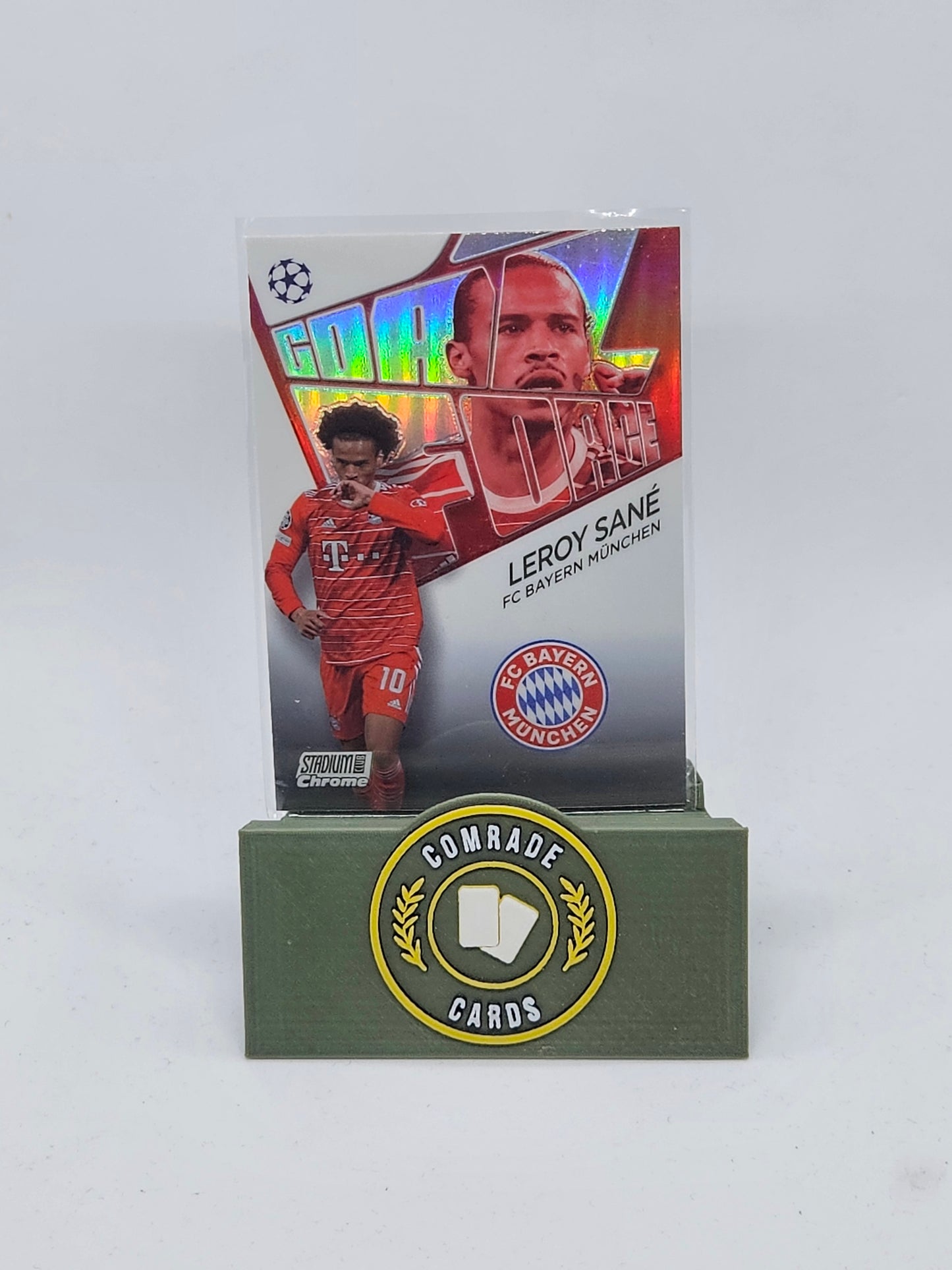 Leroy Sane (Bayern München) Insert Topps Stadium Club Chrome 2022-2023