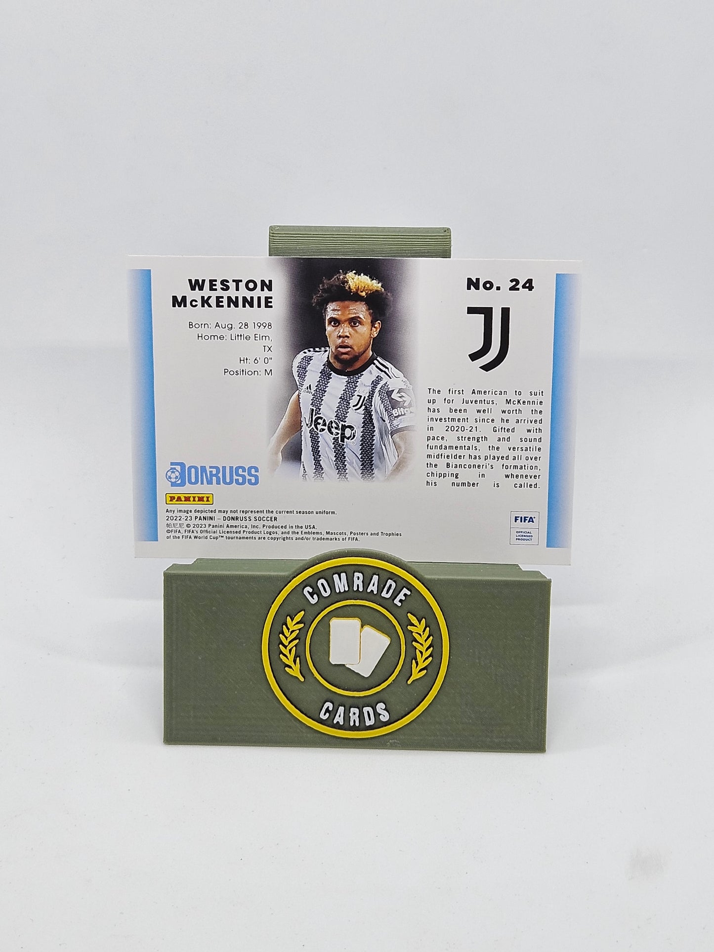 Weston Mckennie (Juventus) Insert Donruss Soccer 2022-2023