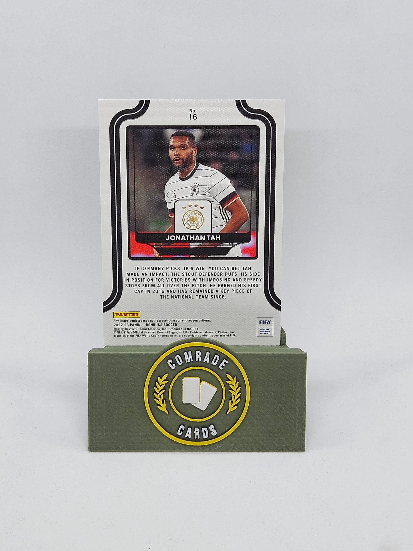 Jonathan Tah (Germany) Insert Donruss Soccer 2022-2023