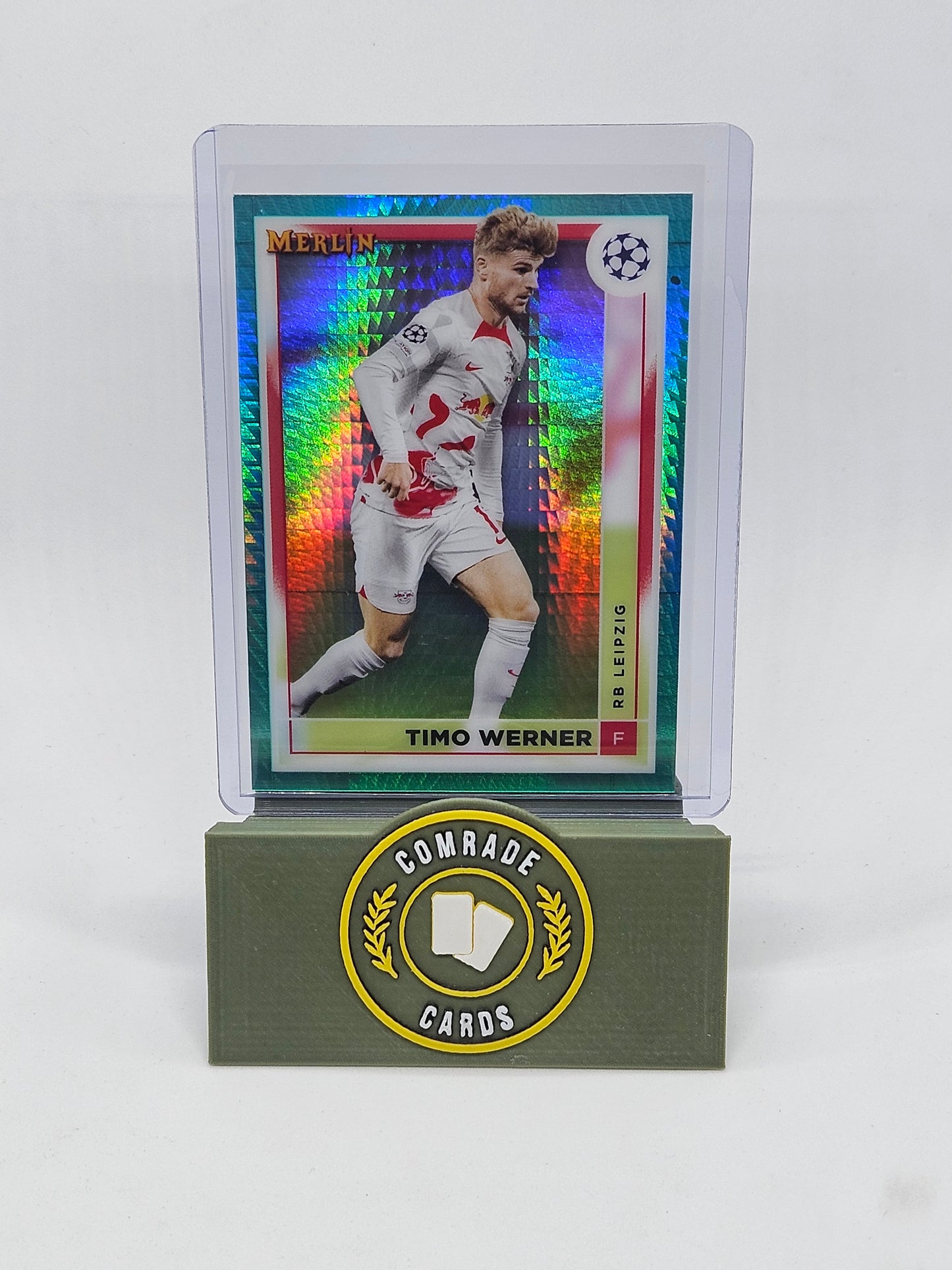 Timo Werner (Leipzig) Parallel Topps Merlin Chrome UCC 2022-2023