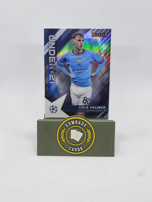 Cole Palmer (Man City) Insert Topps Merlin Chrome UCC 2022-2023