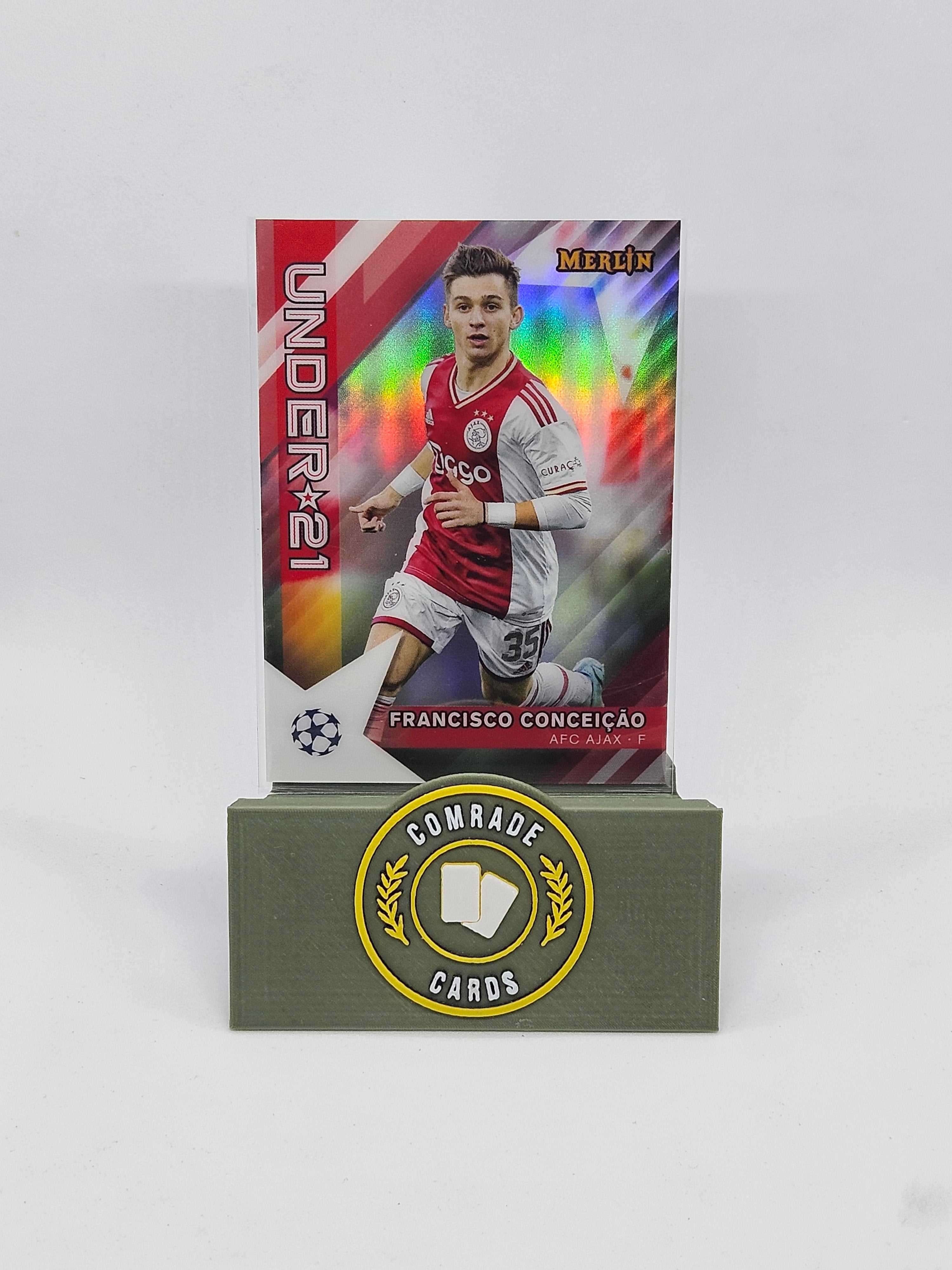 Francisco Conceicao (Ajax) Insert Topps Merlin Chrome UCC 2022-2023