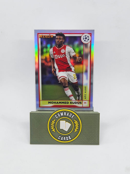 Mohammed Kudus (Ajax) Parallel Topps Merlin Chrome UCC 2022-2023