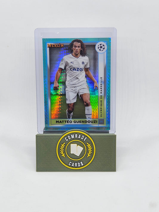 Matteo Guendouzi (Marseille) Parallel Topps Merlin Chrome UCC 2022-2023