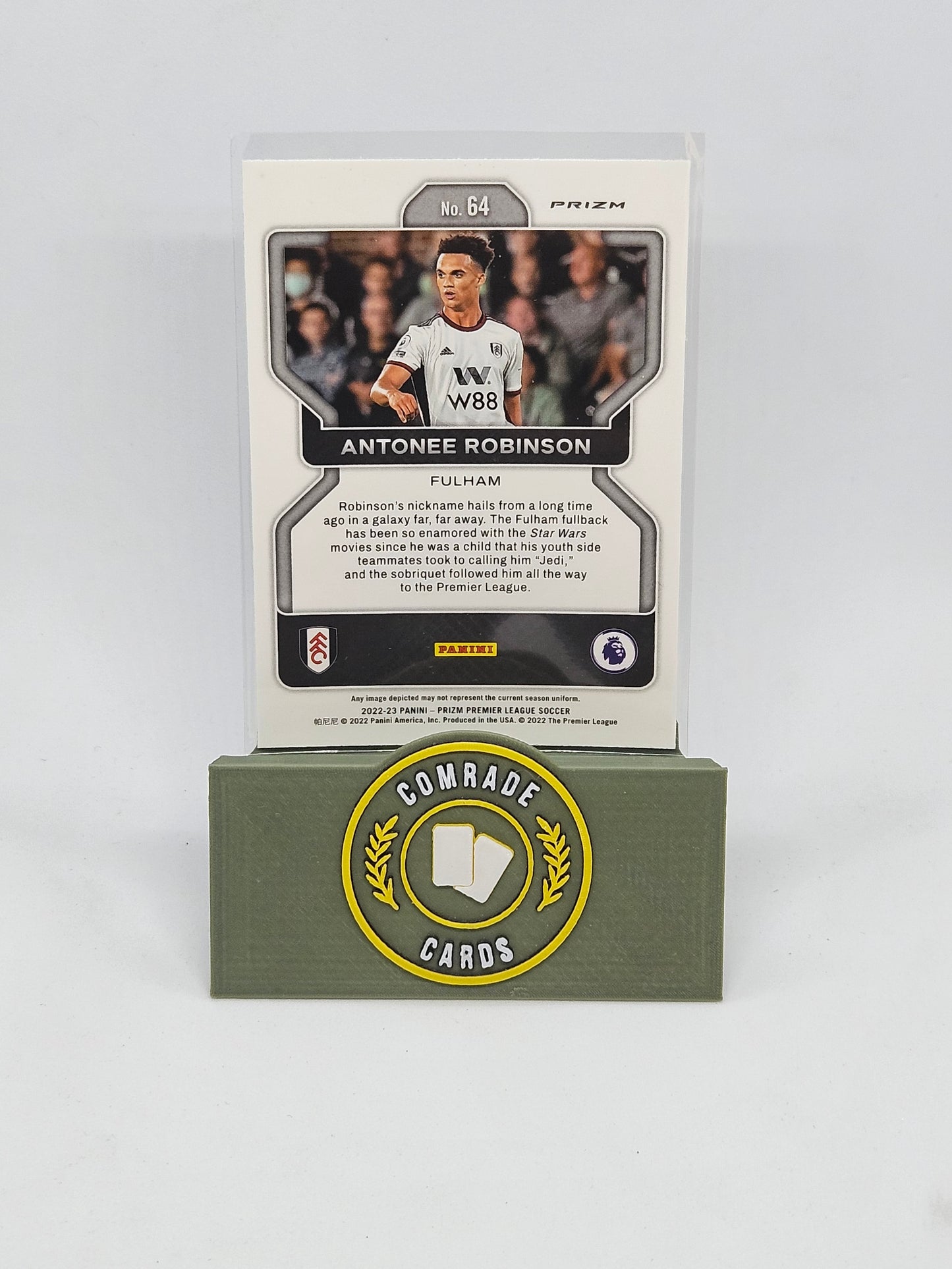 Antonee Robinson (Fulham) Green/Yellow Parallel Prizm 2022-2023