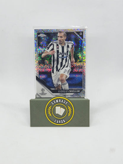 Giorgio Chiellini (Juventus) Parallel Topps Chrome UCL 2021-2022