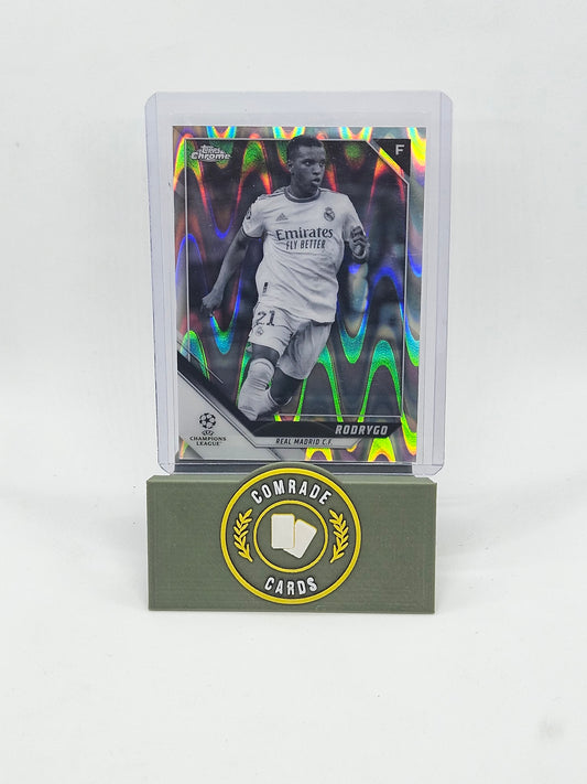 Rodrygo (Real Madrid) Parallel Topps Chrome UCL 2021-2022