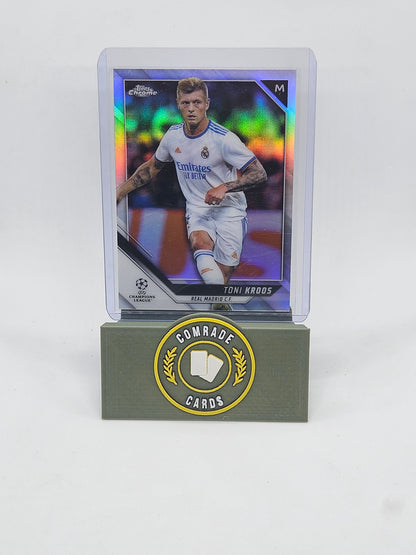 Toni Kroos (Real Madrid) Parallel Topps Chrome UCL 2021-2022