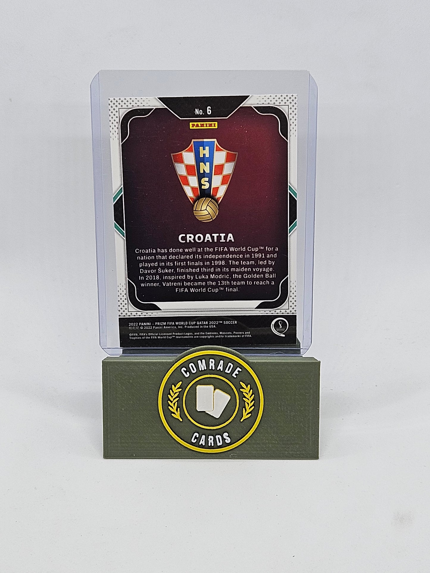 Croatia Badge (Croatia) Insert Prizm Fifa World Cup Qatar 2022