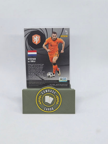 Stefano De Vrij (Netherlands) Insert Mosaic Uefa Euro 2020