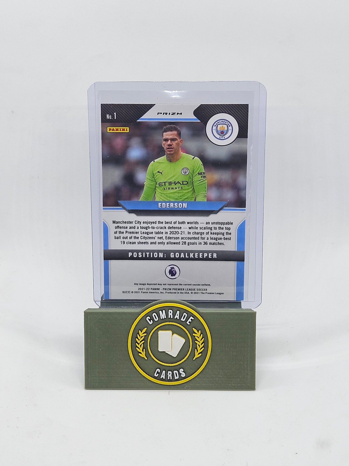 Ederson (Man City) Parallel Prizm Premier League 2021-2022