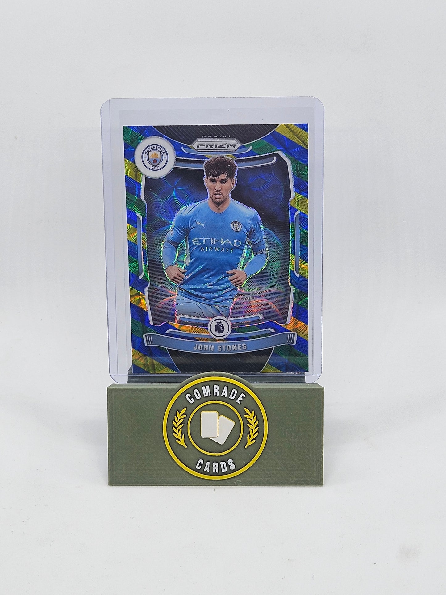 John Stones (Man City) Parallel Prizm Premier League 2021-2022