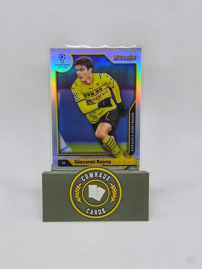 Giovanni Reyna (Dortmund) Parallel Topps Merlin Chrome Uefa League 2021-2022