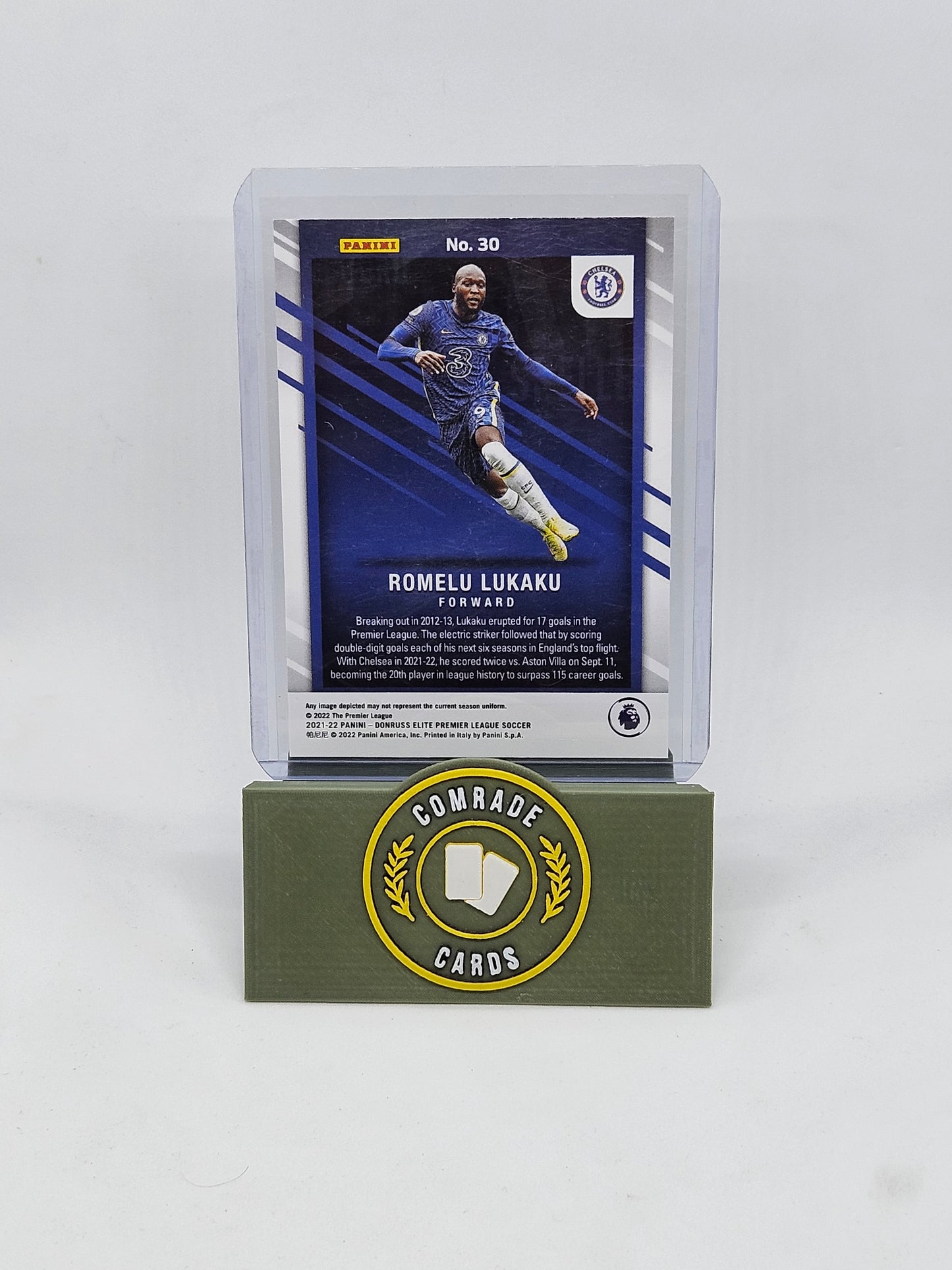 Romelu Lukaku (Chelsea) Insert Donruss Elite Premier League 2021-2022