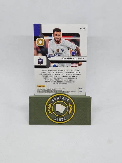 Jonathan Clauss (France) Insert Donruss Soccer 2022-2023