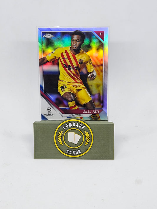 Asus Fati (Barcelona) Parallel Topps Chrome UCL 2021-2022