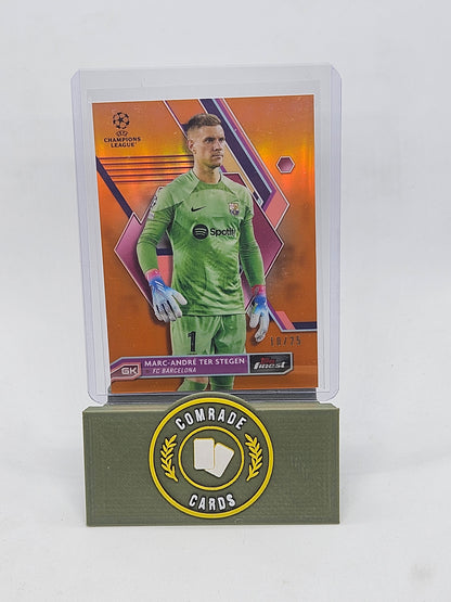 Marc-Andre Ter Stegen (Barcelona) 10/25 Topps Finest 2022-2023